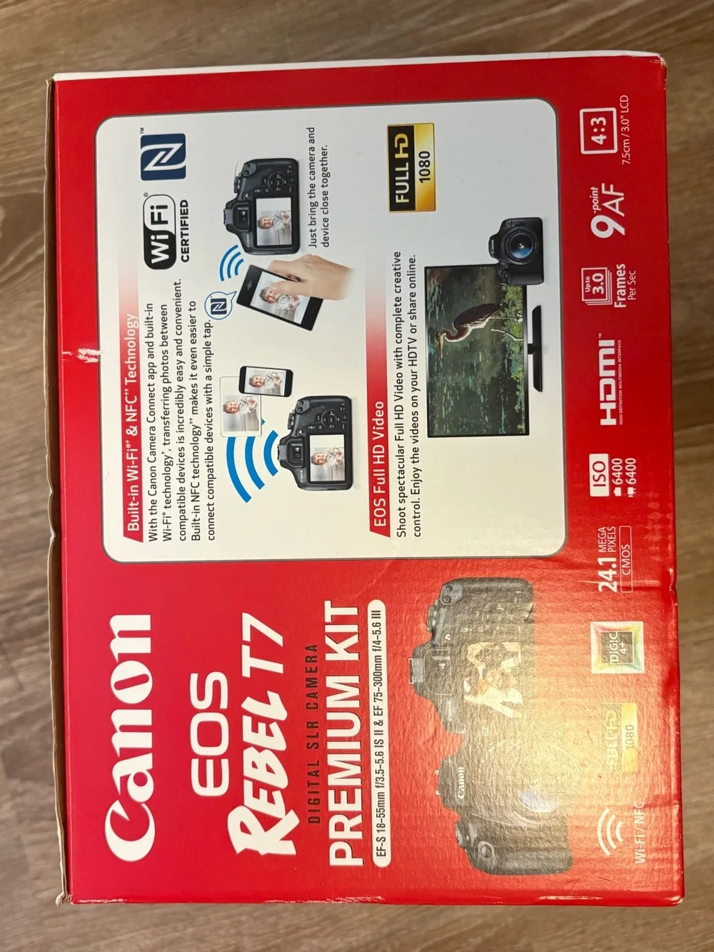 Canon EOS Rebel T7 DSLR Camera Kit - Black